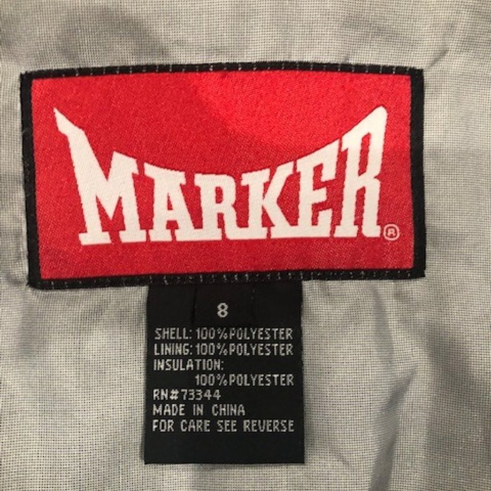 Marker Royal Blue  Ski Jacket - Size 8 - Picture 6 of 16